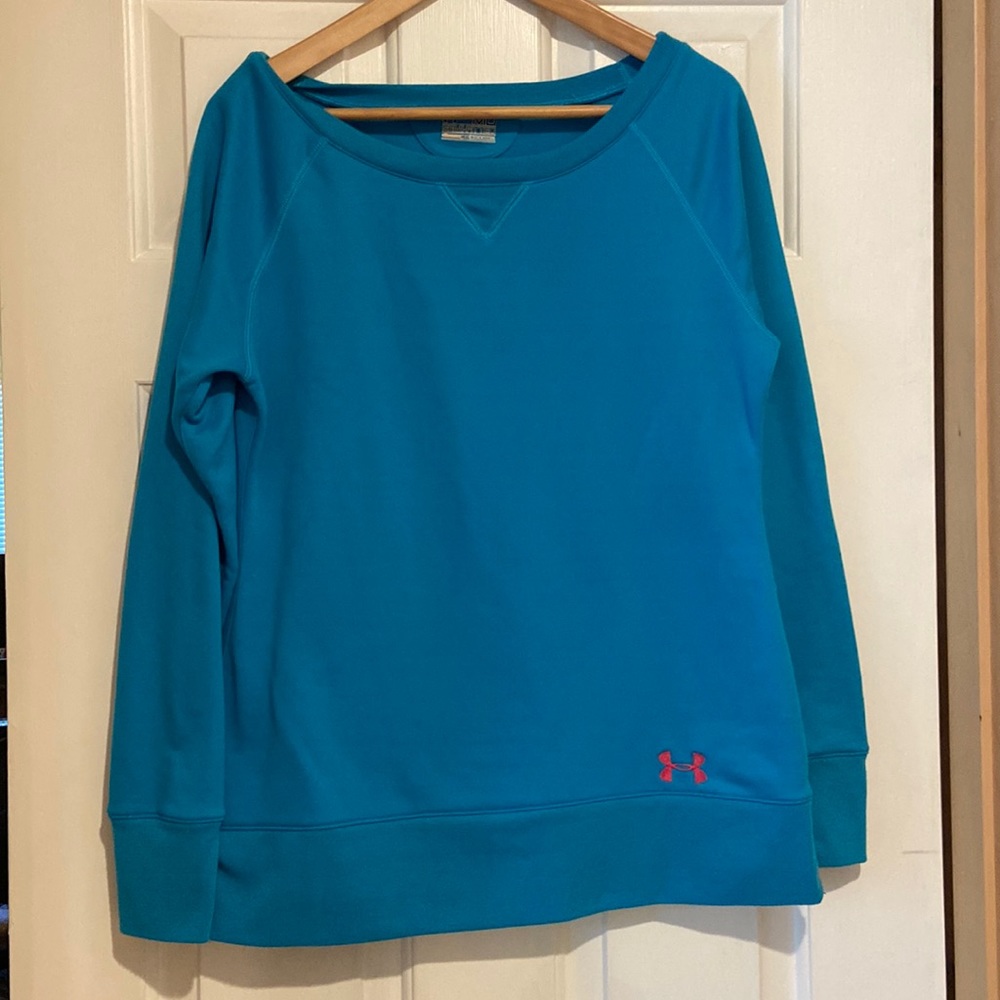 Under Armour turquoise sweatshirt med